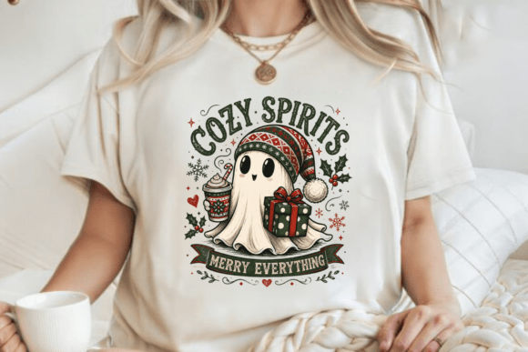 Cozy Spirits Merry Everything PNG: Illustrations for Bloggers