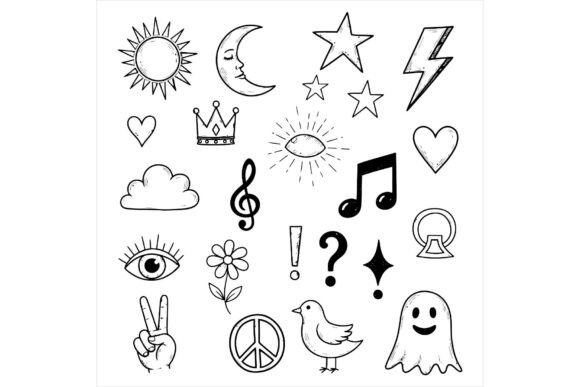 Doodle Elements & Illustrations for Brands