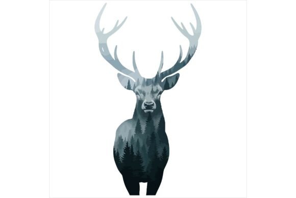 Double Exposer Wild Deer Illustration Review
