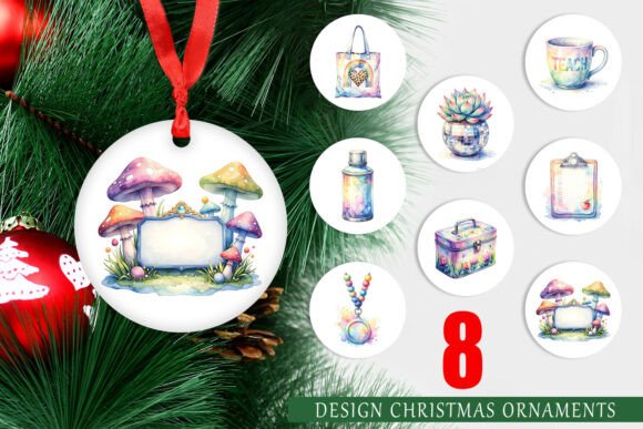 Groovy Retro School Watercolor Ornament Review