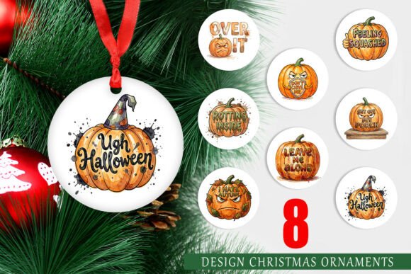 Grumpy Pumpkin PNG: Autumn Illustrations