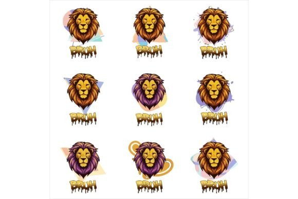 Lion Head Logos with Graffiti Freebie Review