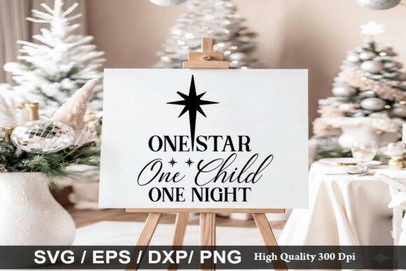 One Star One Child One Night SVG & Illustrations