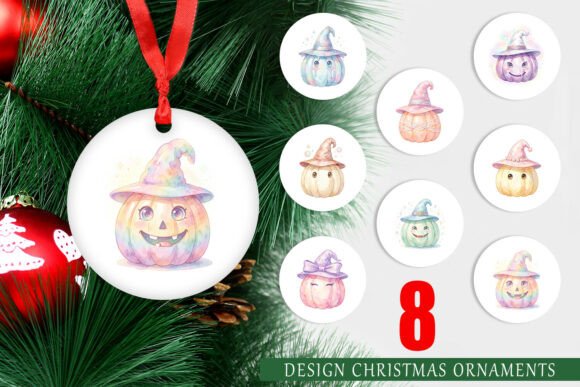 Pastel Fairytale Witch Hat Ornament Illustrations Review