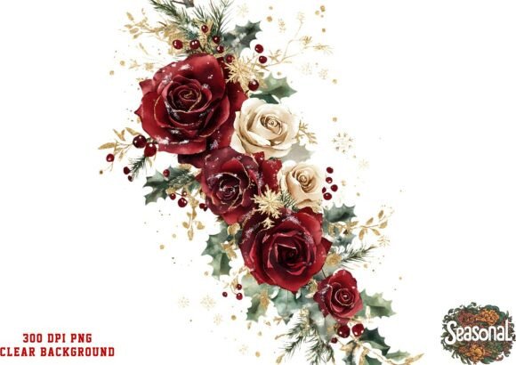 Red Petal Star Bouquet PNG: Illustrations Review
