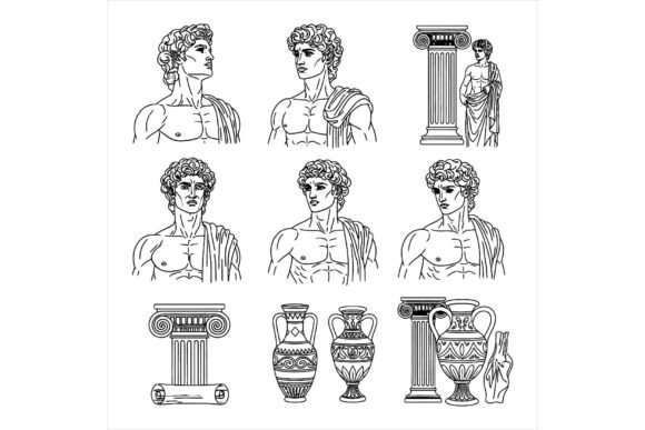 Review: Ancient Greek Statues and Columns Bundle