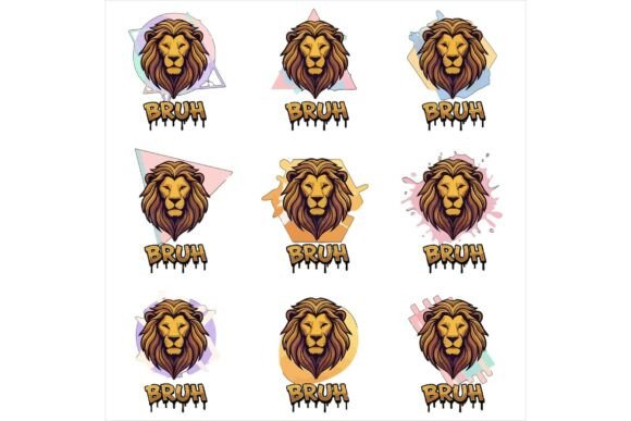 Reviewing Free Lion Head with Colorful Text Bruh for Blogs