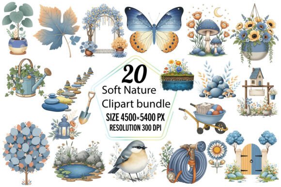Reviewing Soft Nature Clipart Bundle for Stitchers