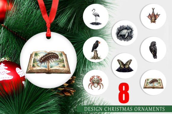 Tropical Gothic Wildlife Ornament PNG Review