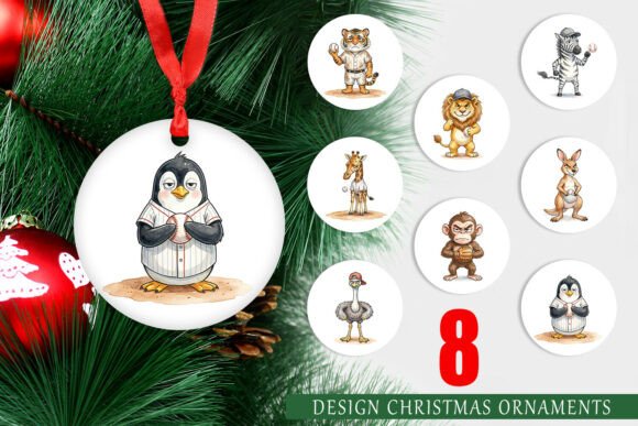 Watercolor Baseball Pitcher Ornament: Illustrations Review